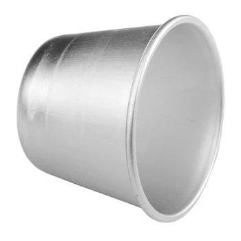 

Mini Cake Mould Aluminum Alloy Small Cake Mold Cup Jelly Pudding Cup Round Cake Mould PAK55