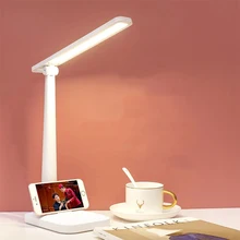 

Foldable LED Desk Lamp 3 Colors Touch Stepless Dimming Table Lamp Bedside Reading Eye Protection Desk Lights Bedroom Night Light