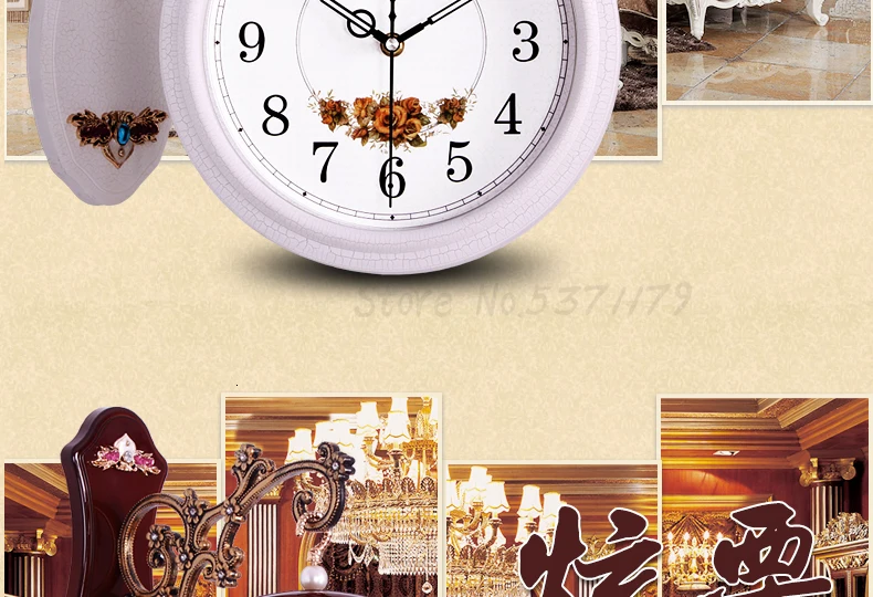 Европейский двойной односторонние часы Гостиная большой комплект из двух односторонние часы немой творческой Современные Кварцевые часы аналоговые кварцевые часы