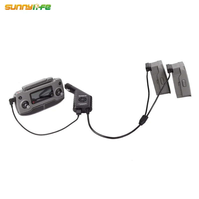 Зарядное устройство 3 в 1 с USB портом для DJI MAVIC 2 автомобильное зарядное PRO и Mavic ZOOM