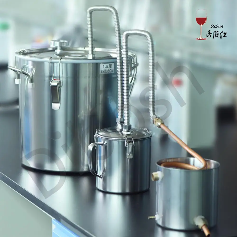 

T2 Red copper+304 stainless steel distiller 33L/50L with string fragrance small home brewing Brandy whisky vodka equipment