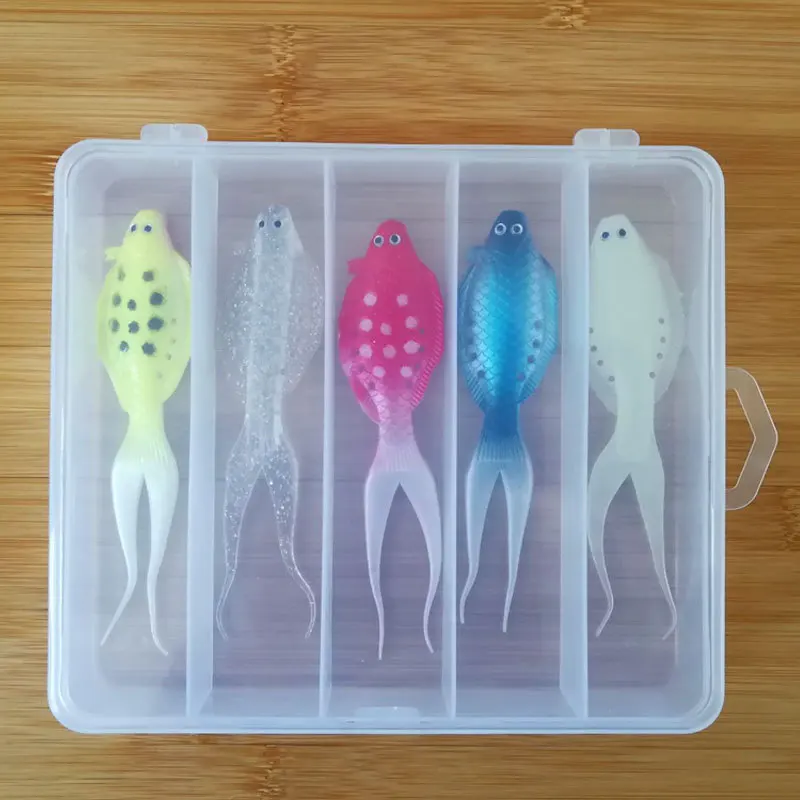 

New Style Opium Fish Lure Flatfish Set Artificial Lure Flounder Lure Soft Bait