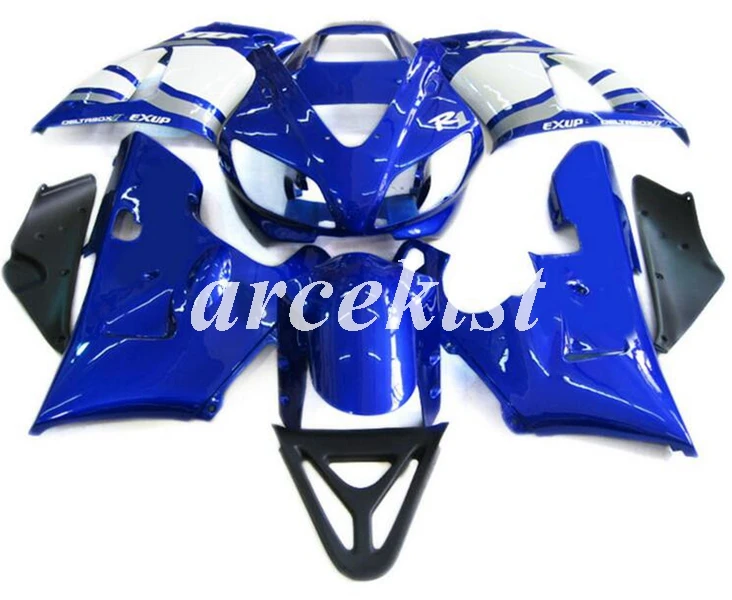 4 подарки ABS полный обтекатель комплект подходит для YAMAHA YZF-R1 1998 1999 YZF R1 98 99 YZF1000 на заказ красный белый глянцевый - Цвет: bright blue