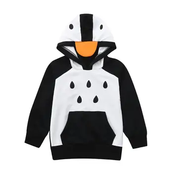 

Infant Toddler Baby Boys Girls Cartoon Hooded Long Sleeve Sweatshirt Coat Fashion Tops Cute Outfits With good quality