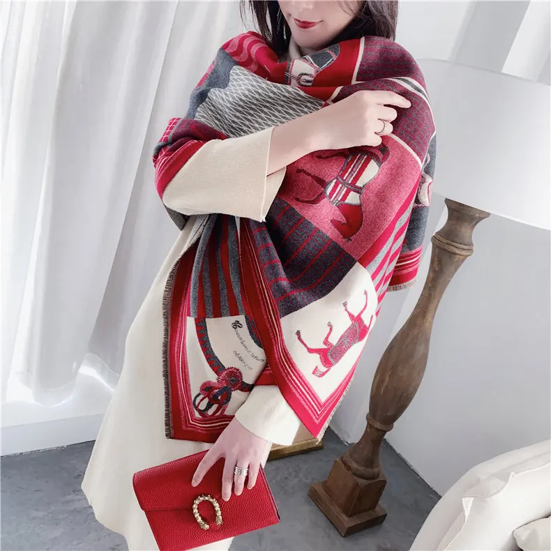 2009 Европа и США PU искусственного меха, теплые автомобиля шарф для женщин осень и зима теплый шарф-шаль