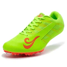 Для Мужчин's Для женщин спринты ногтей Шипы профессиональной спортивной площадки; для беговой дорожки; спортивная обувь, для студентов Training High Jump бутсы кроссовки