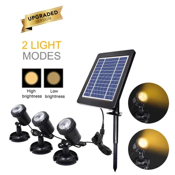 

Solar LED Underwater Lights Pond Light Spotlight IP68 Waterproof Light Pond Lawn Spotlight Projection Garden Pool Pond Lighting