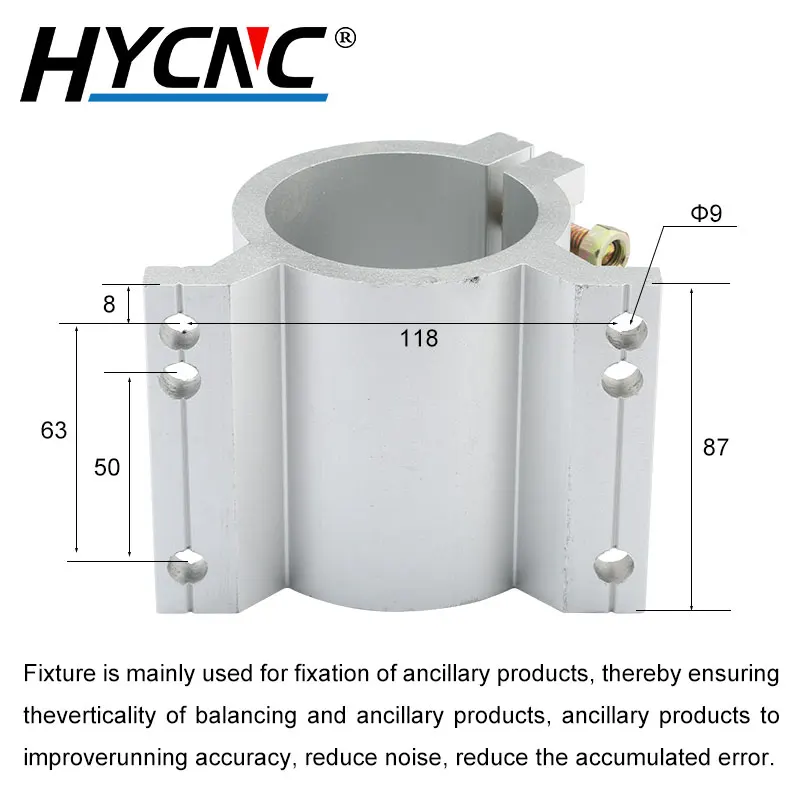 apropriado para motor eixo 15kw 22kw 65mm 80mm 02