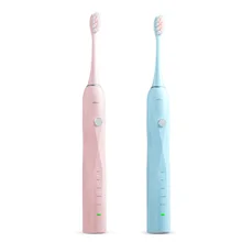 Ультра звуковая электрическая зубная щетка USB перезаряжаемые зубные щетки с 4 шт. DuPont сменные головки щеток времени