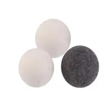 Горячие шарики-сушилки Премиум Многоразовые натуральные ткани смягчитель 2,75 дюймов 7 см статические уменьшает LX8037