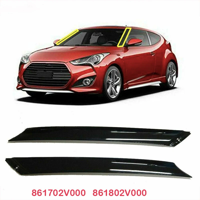 Original authentic windshield pillar trim strip RH+LH suitable for Hyundai Phase One 2012-2017 OEM 861702V000 861802V000 car air vent cover