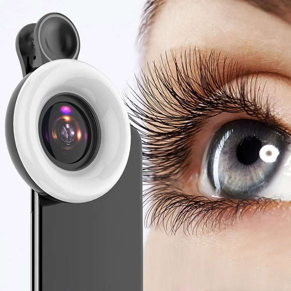 

Selfie LED Ring Flash Telephone Portable LED Mobile Phone Light Clip Lamp