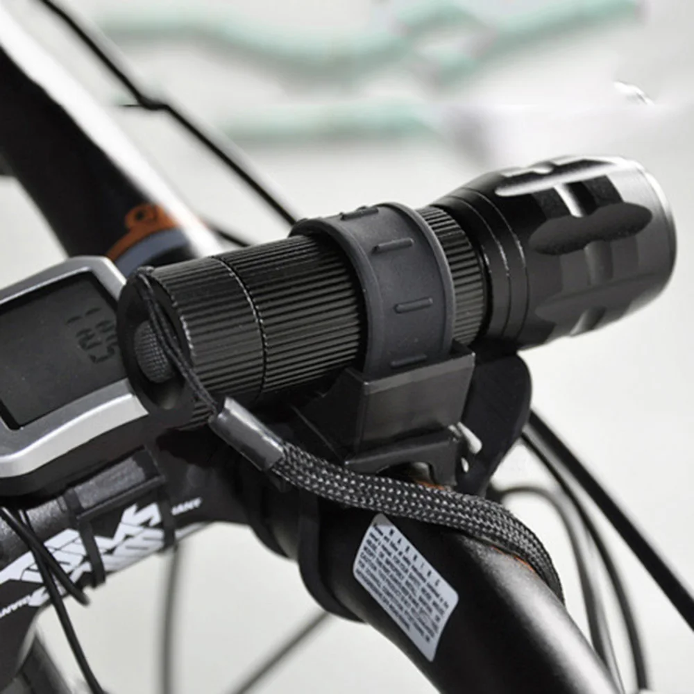 Bicycle Light Holder 360 Degree Rotation Bike Lamp Clip Universal Cycling Headlight Mount Flashlight Lantern Bracket BC0049 (2)