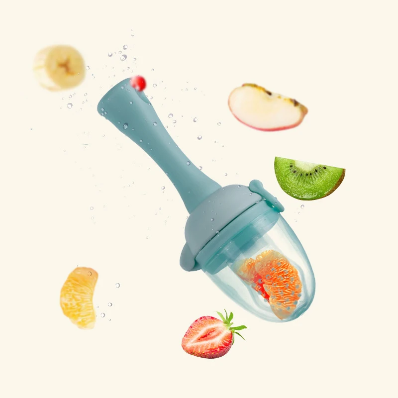 Fresh Fruit And Vegetable Safe Feeder Nipples Baby Pacifier New Baby Teethers Infant nipple Teethers With Pacifier Chain