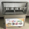 New Commercial Ice Cream Roll Machine Deep 2.5cm Thailand Fry Ice Cream Roll Machine Rolled Fried Ice Cream Machine 2