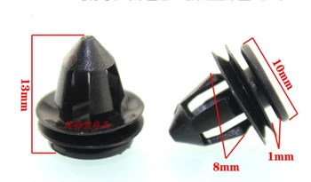 

TITIFXAN 20pcs Door edge guard door trim clips snap small plastic clips suitable for Volkswagen Jetta Magotan Audi A4L