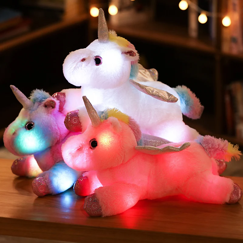 38cm LED Light Up Unicorn Plush Toy