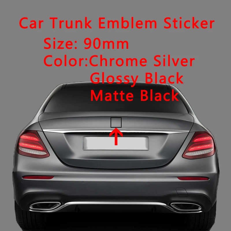 Логотип багажника 3 шпильки значок с эмблемой звезды для A C E S CLA GLC G V класса