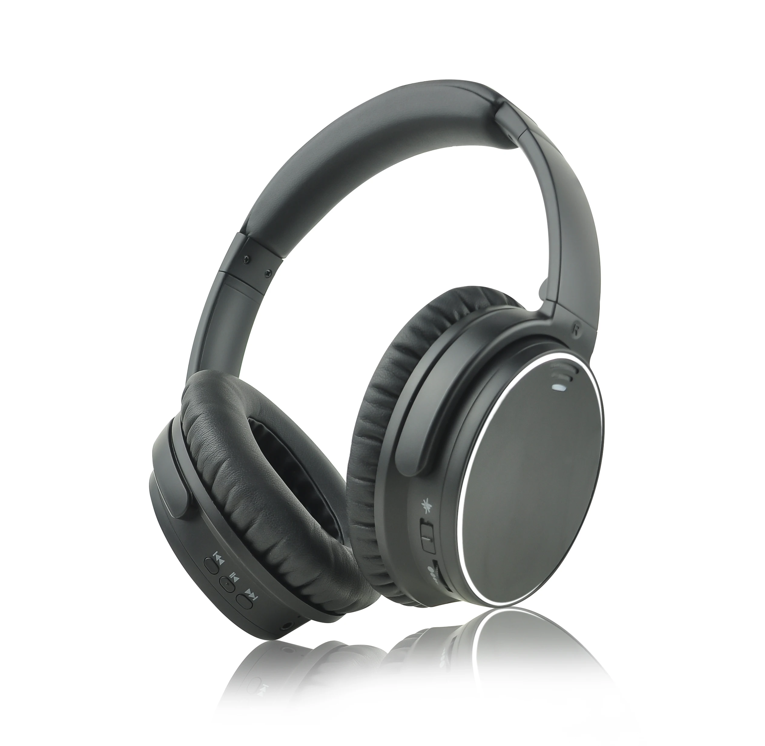 

Active Noise Cancelling Bluetooth Headset Wireless and Wired 2-in-in Noise Cancelling Aviation Headsets for Travel & Work