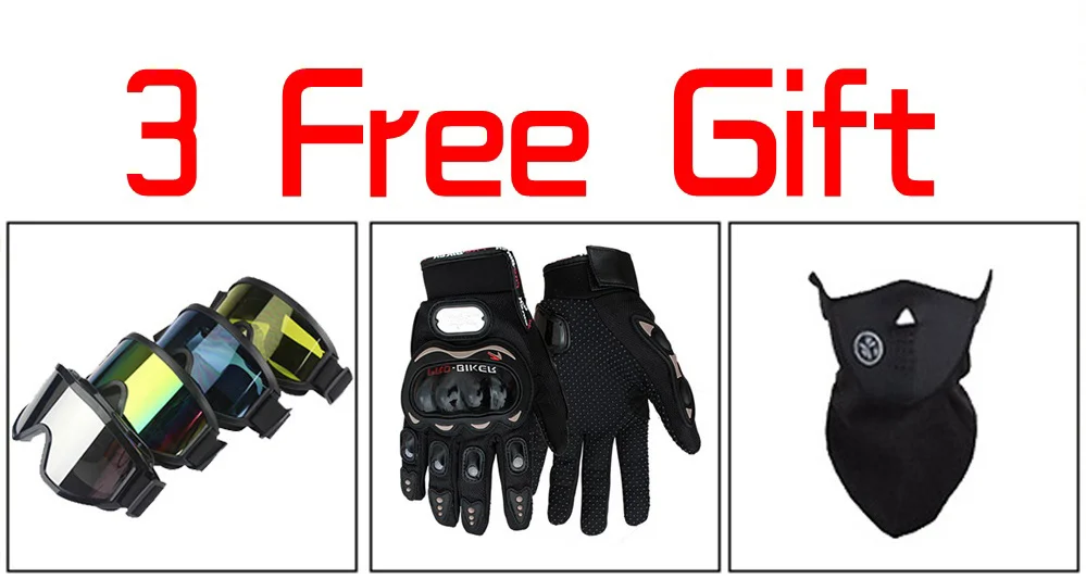Motorcycle Helmet Professional New Motor Off-road Helmet  Downhill  Racing Motocross Casque Moto Helmet 3 Free Gift Suitable Kid