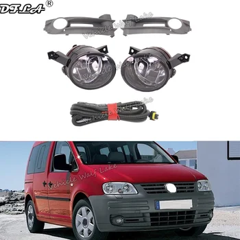 

For VW Caddy 2003 2004 2005 2006 2007 2008 Car-Styling Front Halogen Fog Light Fog Lamp + Grille +Wire
