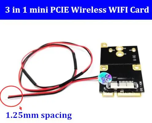 3 в 1 конвертер беспроводной Wi-Fi-карты mini PCIe BCM94360CD BCM94331CSAX BCM94331CD с линией 40 см для
