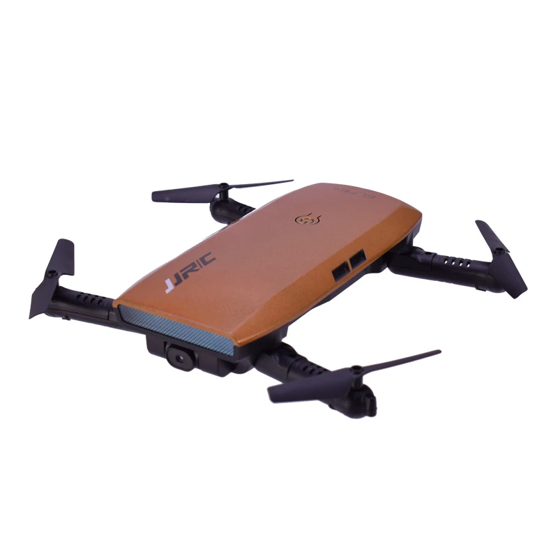 Metal Coffee JJRC H47 ElFIE Plus Дрон с камерой 720P HD wifi FPV обновленный g-сенсор управление складной RC селфи Квадрокоптер кофе/синий - Цвет: Metal Coffee