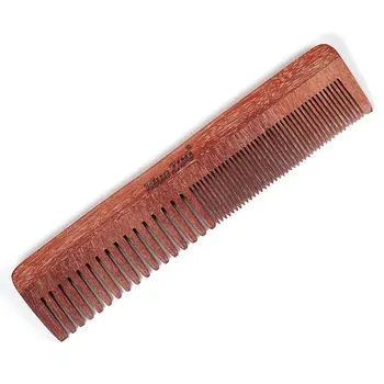 

Practical Wood Hair Beard Comb Red Sandalwood Massage Beard Brush Shaving Comb Multifunctional Hair Care Comb