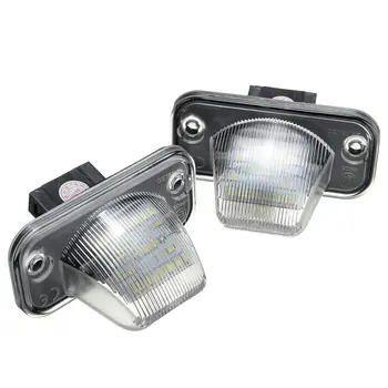 

2pcs 18 LED Number License Plate Light Lamp for VW T4 Transporter Candy Multivan MK4 Jetta Passat B5 B6 Combi Eurova