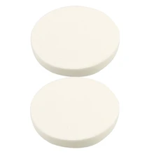 3," косметический для лица Мягкий бежевый Круглый спонж для нанесения пудры для леди 2 шт