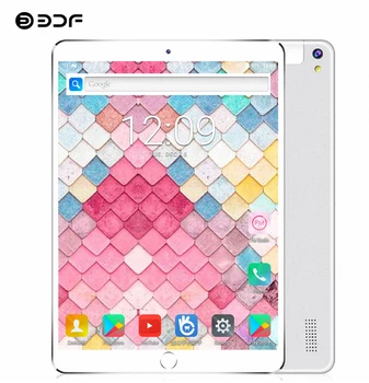 

BDF New System 10.1 inch Tablet PC Android 7.0 Quad Core 4G/3G Phone Call 1GB/32GB Dual SIM Wi-Fi Bluetooth Tablet PC+Keyboard