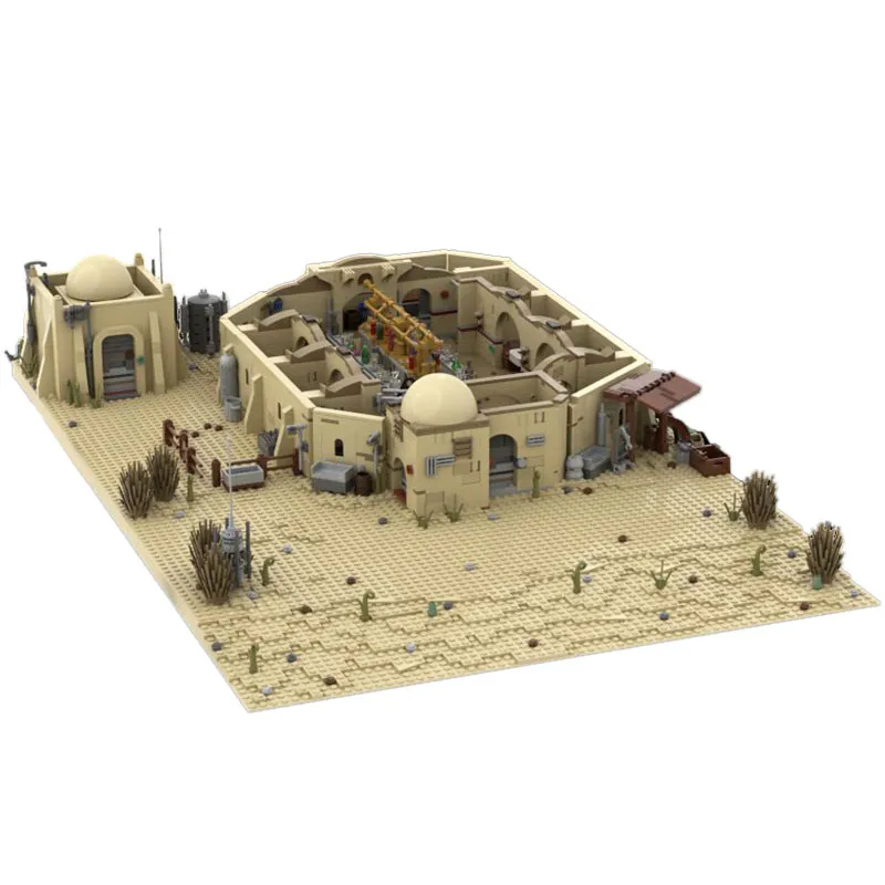 DIY Space Set Wars A New Hope Series Mos Eisley-Cantina Desert Town View Building Blocks Compatible Bricks Kids Toys Xmas Gift | Игрушки и