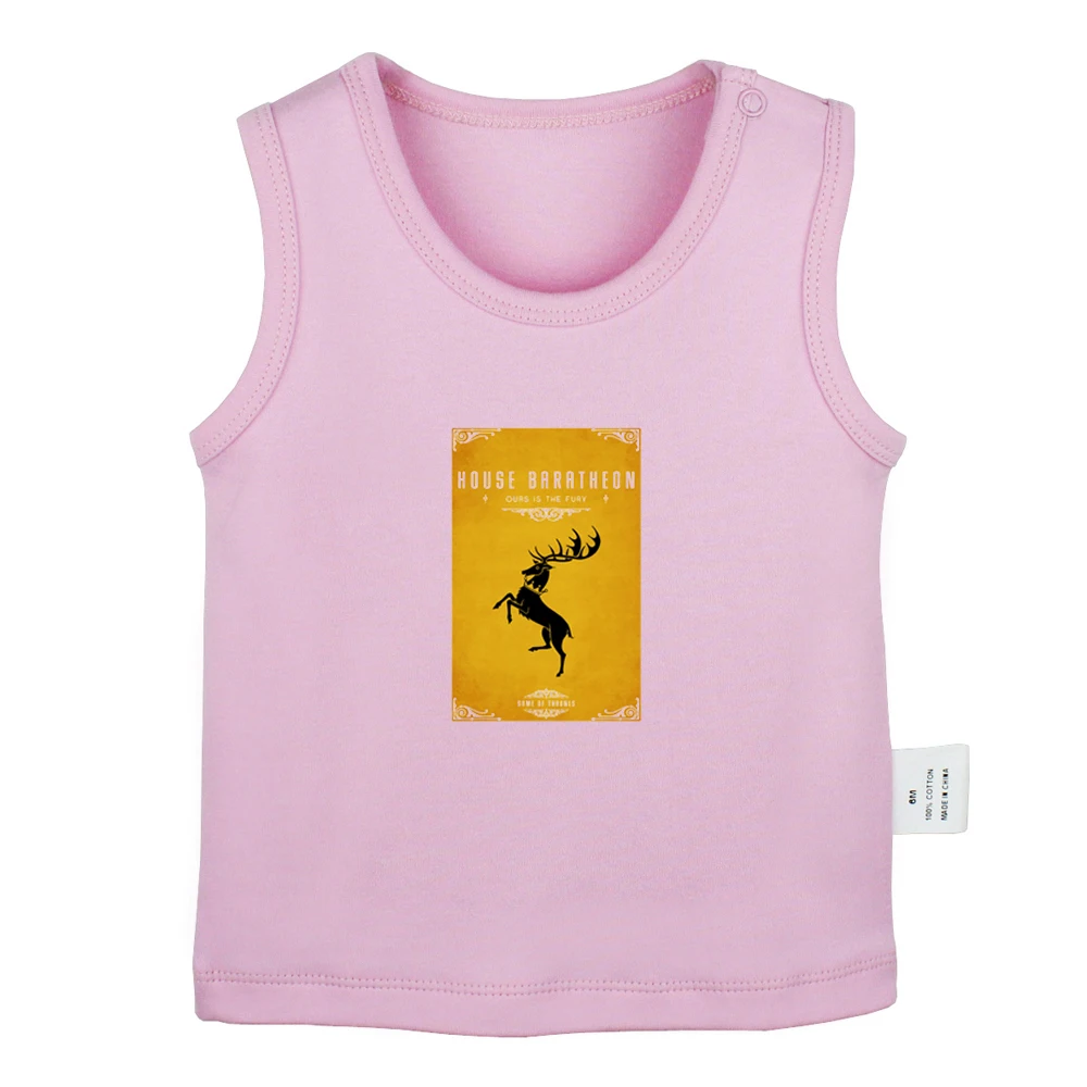 Олень дом Баратеон Наша ярость детский жилет без рукавов| |