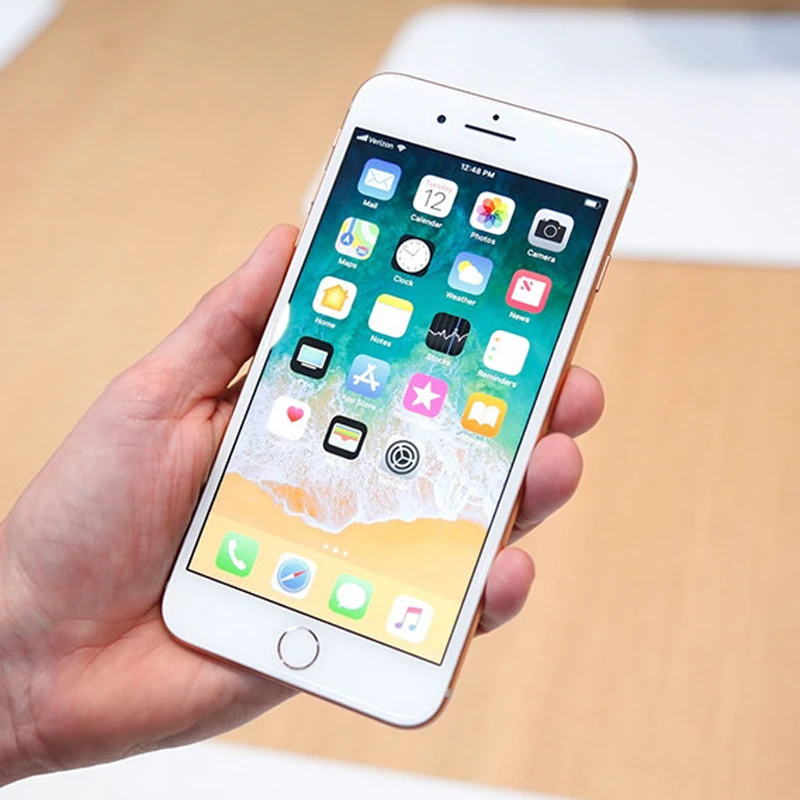 Apple iPhone 8 Plus, 3 Гб оперативной памяти, Оперативная память 64/256 ГБ Встроенная память шестиядерный iOS 12MP Беспроводной зарядки отпечатков пальцев LTE для разблокированного мобильного телефона