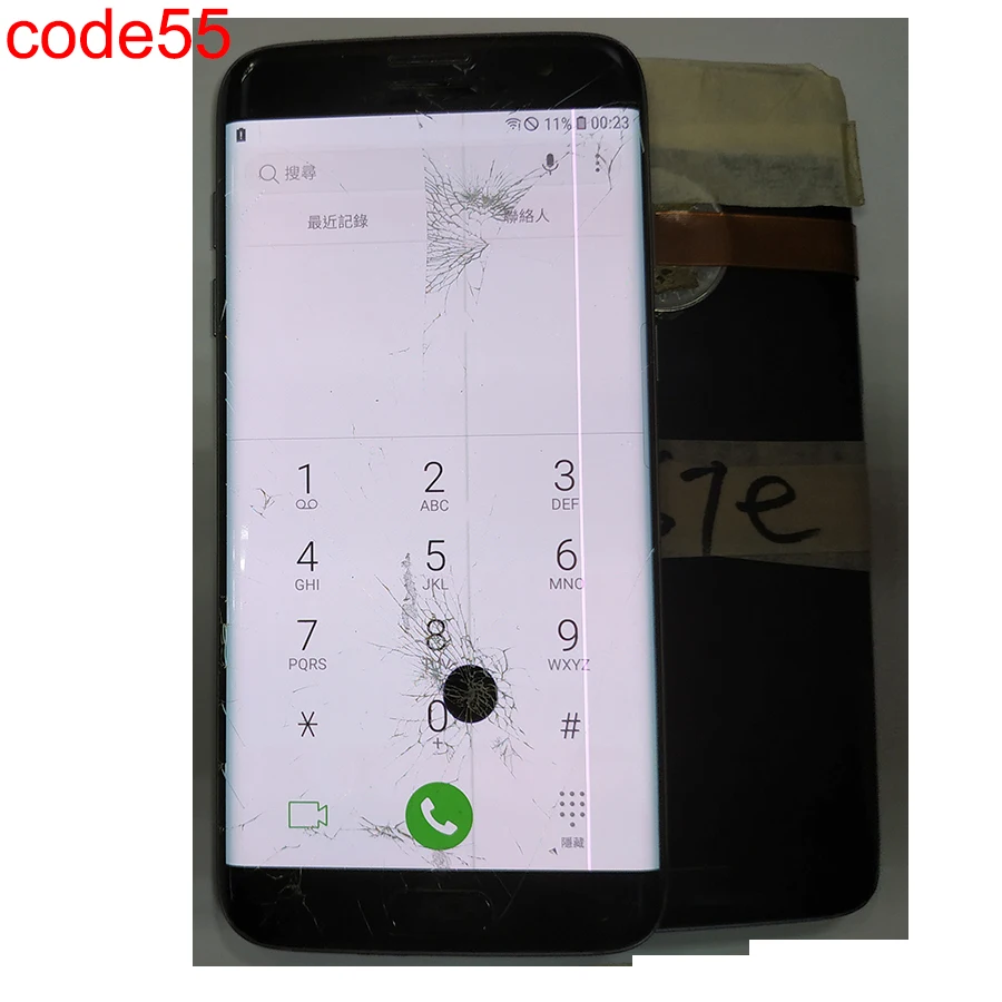 JPFix тест-экран для S7 edge G935A практика ЖК-дисплей с рамкой разбитое стекло треснутая Панель Ремонт разделение ламинирование дефект сенсорный
