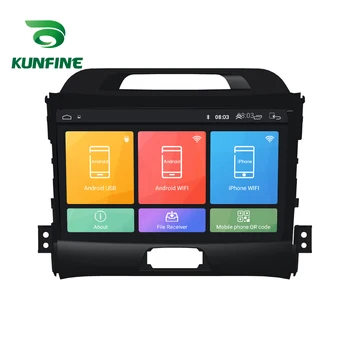 

Octa Core 1024*600 Android 8.1 Car DVD GPS Navigation Player Deckless Car Stereo For KIA SPORTAGE R 2011-15 2.0L Radio Headunit