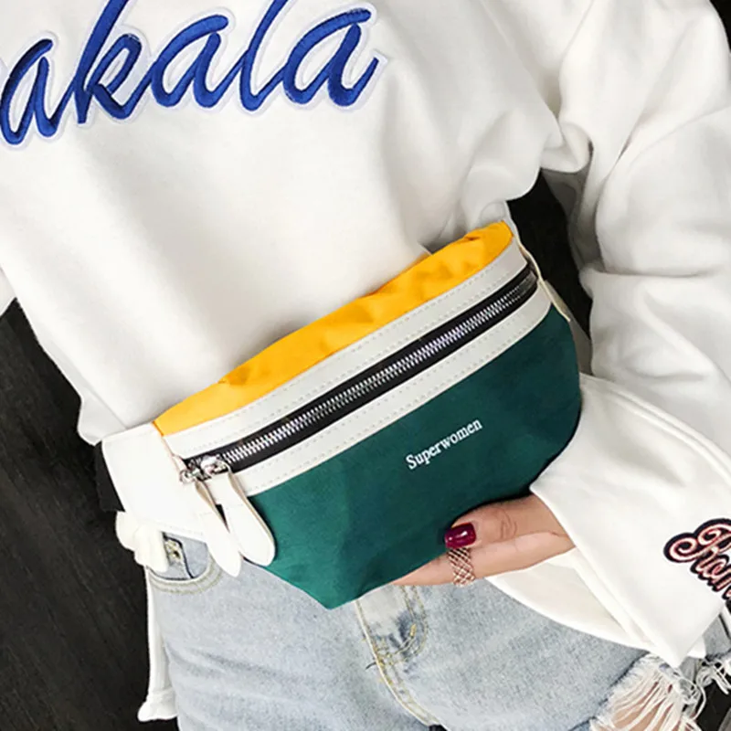 2019 Женская поясная сумка Мужская на пояс в японском стиле Harajuku для денег с