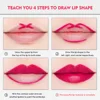 QIBEST 2 In 1 Matte Lipstick Lip Liner Nude Lipliner Makeup Waterproof Lipstick Pen Long Lasting Lip Pencil Makeup Lips Cosmetic 6