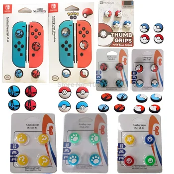 

Silicone Poke Ball Non-slip Thumb Grips Cap for Nintend Switch NS Controller Handle Button Joystick Skin Cover Caps set