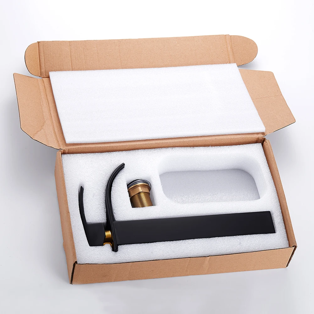 Роскошный смеситель Водопад для ванной комнаты античная раковина латунный с