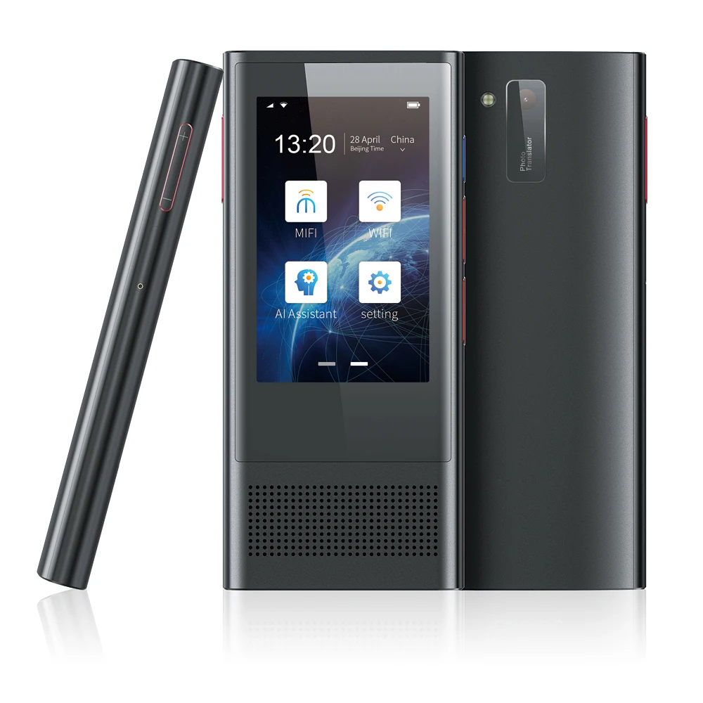

New Flagship Boeleo W1 3.0 AI Voice Photo Translator 3.1" IPS 4G WIFI 8GB Memory 2080mAh 117 Languages Portable OTG Translation
