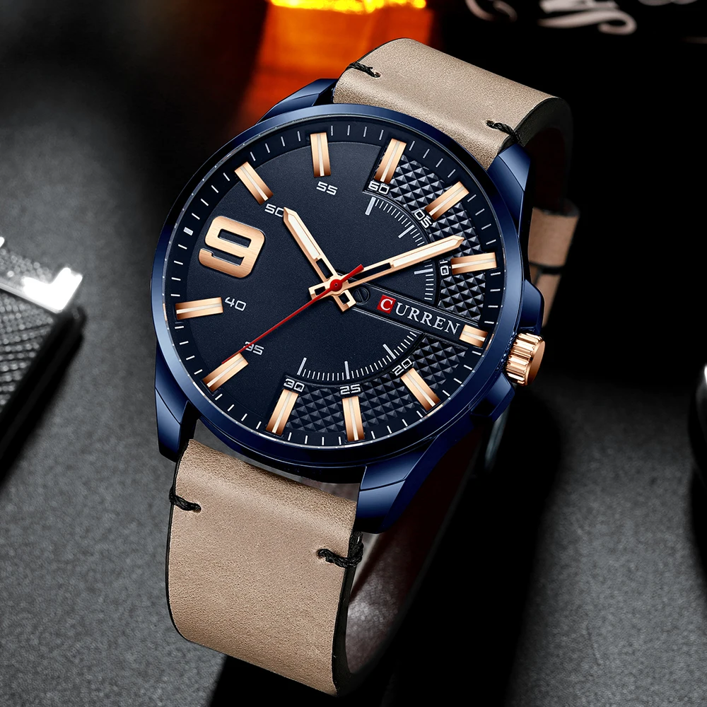 Uomini della vigilanza CURREN Nuovo Top di Lusso di Marca Orologi da Uomo  Quadrante Grande Sport Orologio Da Polso Impermeabile Al Quarzo Uomo  Orologio Relogio Masculino|wristwatch brand|wristwatch militarywristwatch  mens - AliExpress