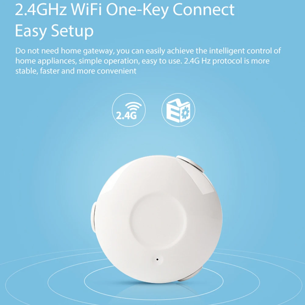 Wifi ванная безопасность прочный датчик утечки воды Датчик Затопления приложение