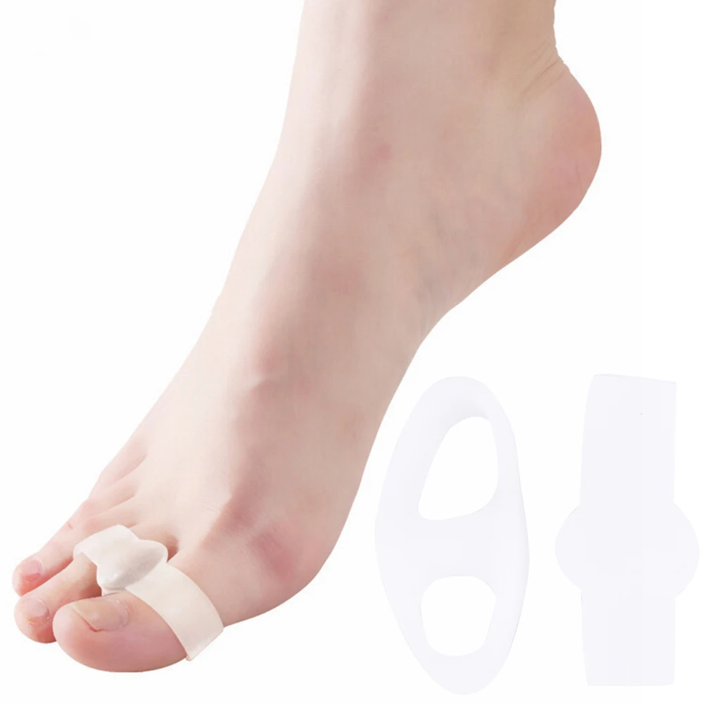 1Pair Silicone Gel Pad Useful Straighteners bunion Convenient Corrector Toe Pain Relief Protector Foot Care Tool