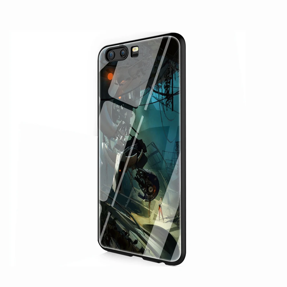 Портал 2 закаленное Стекло чехол для телефона чехол для huawei Y6 Y9 Honor 8X 7A 9 10 P10 P20 P30 Коврики 20 Lite рro - Цвет: G3