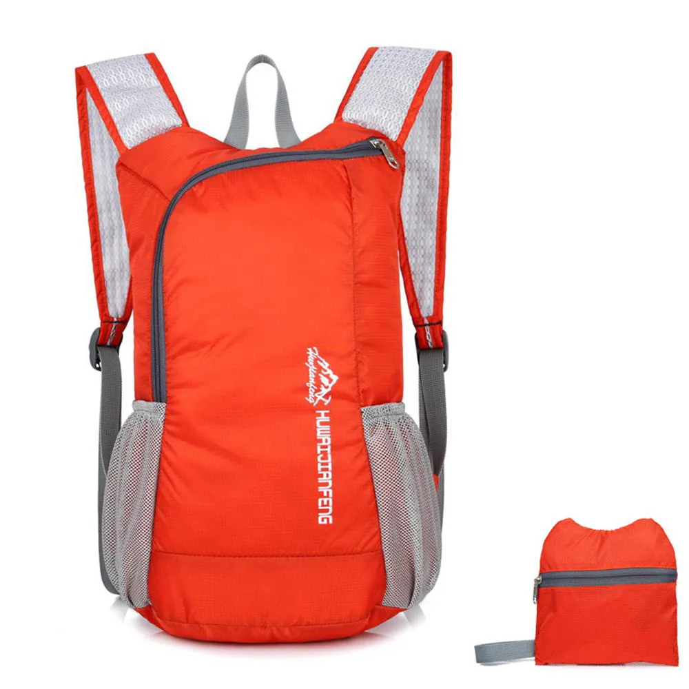 Открытый водонепроницаемый складной рюкзак школьный satchelдорожная Спортивная походная сумка для ноутбука с регулируемыми ремнями для мужчин и женщин - Цвет: As photo