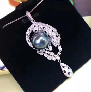 

Popular Style 925 Silver Pendant Setting Base Mounting Parts Pendant Findings for Akoya Edison Pearls Corals Jade Beads