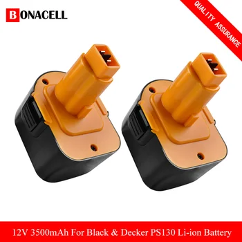 

3000mAh 12V NiMH PS130 Replacement Battery for Black & Decker A9252 A9275 PS130 PS130A Firestorm PS130 A9252 A9275 HP331 HP331K2