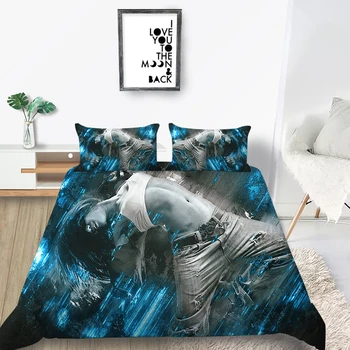 

Hip-hop Bedding Set For Girls Fashionable Classic Cool Duvet Cover 3D King Queen Twin Full Single Double Unique Design Bed Set