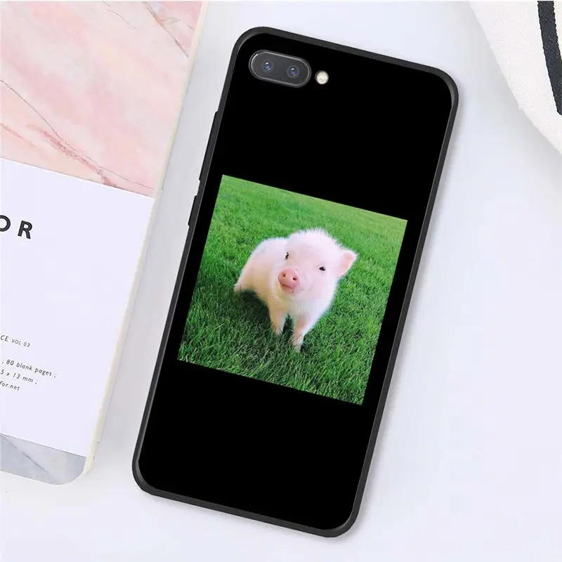A12 MaiYaCa пары мультфильм прекрасный розовый поросенок чехол для телефона huawei Honor 8X9 10 20 Lite 7A 5A 7C 10i 20i View 20 - Цвет: A12